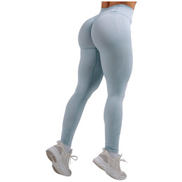 Damskie legginsy Nebbia High-Waist Extra Push-Up Leggings Primal jasnoniebieski LIGHT BLUE
