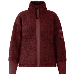 Bluza damska Didriksons Mella Wns Fz 3 bordowy Old rust
