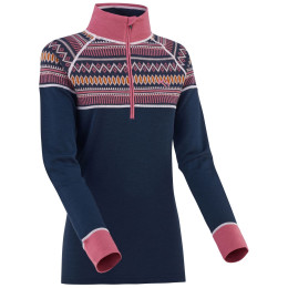 Damska koszulka Kari Traa Løkke H/Z niebieski/różowy marin