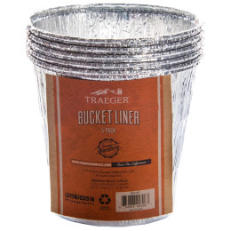 Dodatek do grilla Traeger BUCKET LINER 5 PACK srebrny