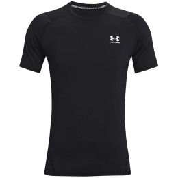 Koszulka męska Under Armour HG Armour Fitted SS czarny Black//White