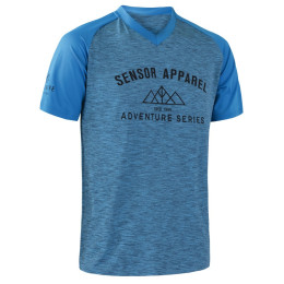 Męska koszulka Sensor Cyklo Charger niebieski Blue