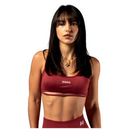 Sportowy biustonosz Nebbia Open-back sports Bra Power czerwony RED