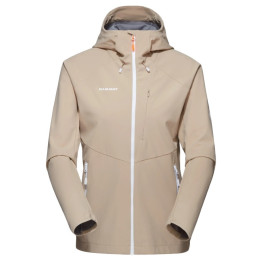 Kurtka damska Mammut Ultimate Comfort SO Hooded Jacket Women beżowy savannah