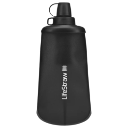 Butelka filtrująca LifeStraw Peak Squeeze Bottle 650ml czarny Dark Grey