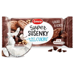 Jedzenie turystyczne Emco Super ciastka - Kakao i kokos 60g