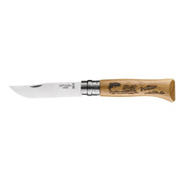 Nóż Opinel VRI N°08 Inox/Ryba