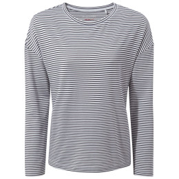 Koszulka damska Craghoppers NL Cora LS Top biały/niebieski BlueNavy Str