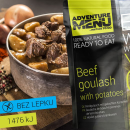 Gotowe jedzenie Adventure Menu Gulasz wołowy z ziemniakami 400 g