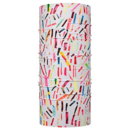 Dziecięcy komin wielofunkcyjny Buff Coolnet UV® biały/różówy Ashir Multi