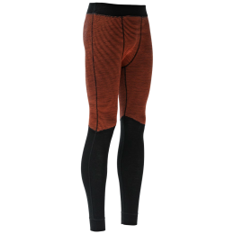 Męskie kalesony Devold Reverso Merino Longs Man pomarańczowy/czarny Brick