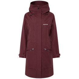 Płaszcz softshellowy damski Didriksons Ilma Wns Parka 8 bordowy Old rust