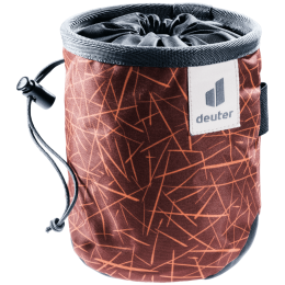 Worek na magnezję Deuter Gravity Chalk Bag I czerwony graphite mountain-redwood