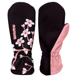 Rękawice softshellowe dziecięce WAMU Pink różowy DARK PURPLE