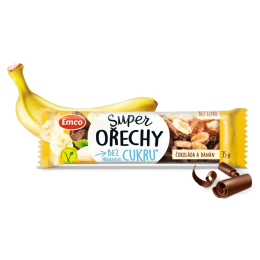 Jedzenie turystyczne Emco Baton Super orzechy banan 35g