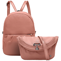 Miejski plecak Pacsafe Citysafe CX convertible backpack różowy Rose