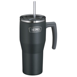 Kubek termiczny Thermos Refreshing 850 ml czarny black matt