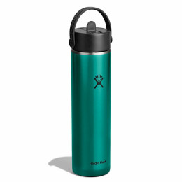 Termos Hydro Flask 24 Oz Lightweight Wide Flex Straw Cap zielony Emerald Green