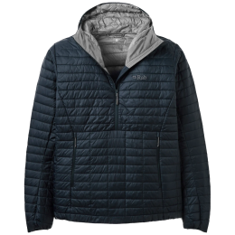 Kurtka męska Rab Microlighter Pullover Down Hoody niebieski