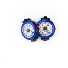 Światełko do obroży Curli Luumi Safety LED Lights rechargeable niebieski blue