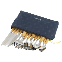 Zestaw sztućców Outwell Calella Pouch Cutlery Set brązowy Black