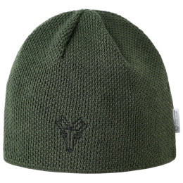 Dzianinowa czapka z merynosów Kama LW06 ciemnozielony dark green