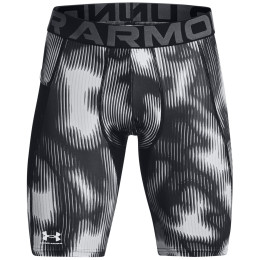 Męskie bokserki Under Armour HG Prtd Long Shorts czarny/biały Black / / White