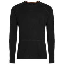 Męska koszulka Icebreaker Men Merino 200 ZoneKnit LS Crewe czarny Black