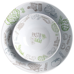 Zestaw misek Brunner Pasta&Salad Bowl Set biały