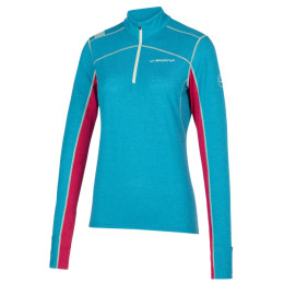 Bluza damska La Sportiva Swift Long Sleeve W niebieski/różowy Crystal/Cerise