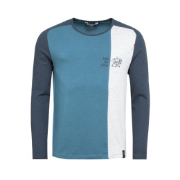 Koszulka męska Chillaz Into The Wild niebieski multicolor blue melange