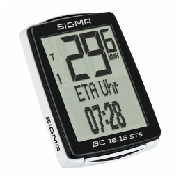 Licznik rowerowy Sigma BC 16.16 STS/CAD bezprzewodowy czarny