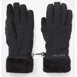 Rękawiczki damskie Marmot Wm's Fuzzy Wuzzy Glove (DWR) czarny Black
