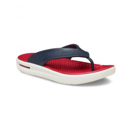 Japonki męskie Crocs InMotion Flip niebieski/czerwony Navy
