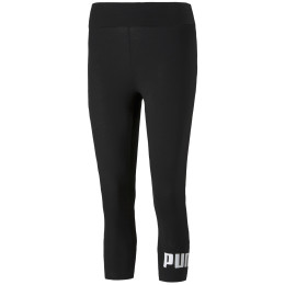 Legginsy damskie 3/4 Puma ESS 3/4 Logo Leggings czarny black
