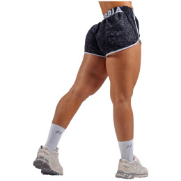 Spodenki damskie Nebbia Leopard Training Shorts Primal czarny BLACK LEOPARD