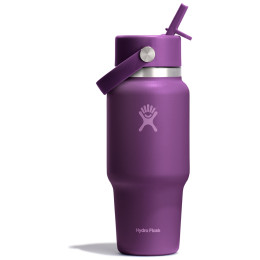 Kubek termiczny Hydro Flask Wide Flex Straw Travel Bottle 24 Oz fioletowy beachplum purple
