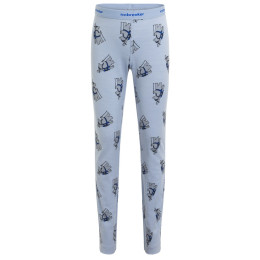 Dziecięce kalesony Icebreaker Kids M 200 Oasis Leggings Bear Tour AOP jasnoniebieski Zinc Blue/Aop