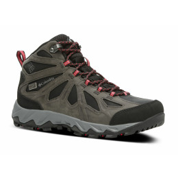 Buty damskie Columbia Lincoln Pass™ Mid Ltr Outdry™ czarny/czerwony BlackRedCame