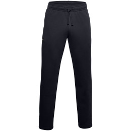 Spodnie męskie Under Armour Rival Fleece Pants czarny Black / / Onyx White