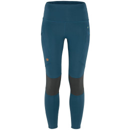 Damskie legginsy Fjällräven Abisko Trekking Tights Pro W niebieski/szary Indigo Blue-Iron Grey