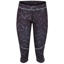 Legginsy damskie 3/4 Hannah Relay czarny anthracite (gray)