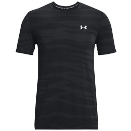 Koszulka męska Under Armour Seamless Novelty SS czarny Black / / Mod Gray