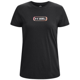Koszulka damska Under Armour GRADIENT PILL SS czarny Black/White