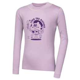 Dziecięca koszulka Sensor Merino DF Planet Mystic Violet jasnoróżowy Mystic Violet