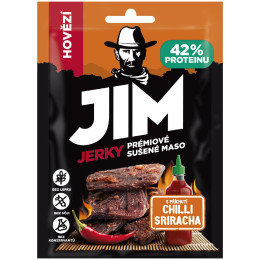 Mięso suszone Jim Jerky Jerky wołowina chilli Sriracha 23 g