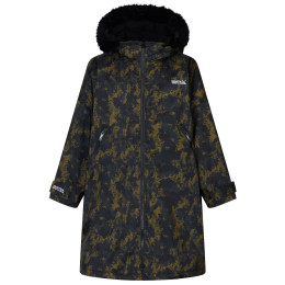 Płaszcz nieprzemakalny dziecięcy Regatta Junior Waterproof Changing Robe Pro Bark Green khaki BrkGrnDistsd