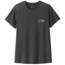 Koszulka damska Patagonia Women's Capilene® Cool Trail Shirt - Stratapeaks czarny Ink Black