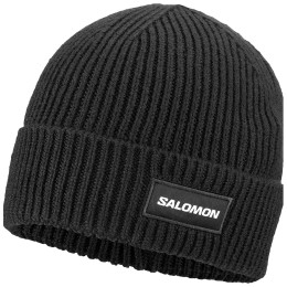 Czapka Salomon Classic Beanie U czarny DEEP BLACK