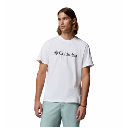 Koszulka męska Columbia CSC Basic Logo™ Tee biały White, Gem Columbia